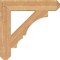 Ekena Millwork Balboa Craftsman Smooth Bracket, Western Red Cedar, 5 1/2"W x 32"D x 32"H BKT06X32X32BOA04SWR - alternate 2
